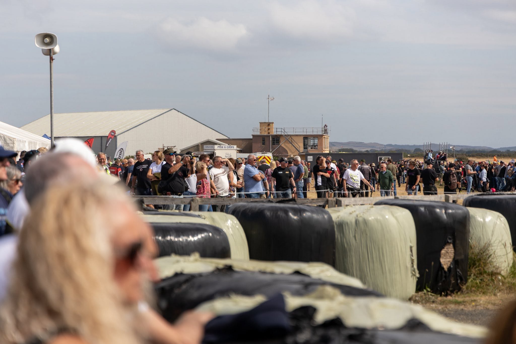Spectators at the circuit